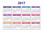 2017 Calendar Free Stock Photo - Public Domain Pictures