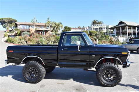 1975 Ford F100 Black 4x4 For Sale