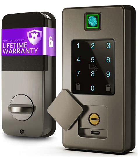 Buy Rook 5 In 1 Smart Lock For Front Door With Backlit Keypad And