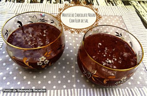 Además es perfecto para formar bolas de helado o quenelles. Ponto de Rebuçado Receitas: Mousse de Chocolate negro com ...