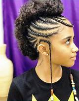 Replace a regular braid with a fishtail braid like this to create a thicker and more voluminous hairdo. French braid hairstyles for black hair | Hair styles ...