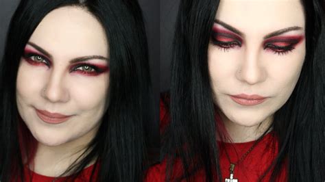 Red And Black Goth Eye Makeup Saubhaya Makeup