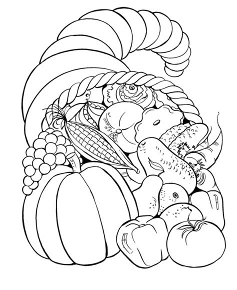 Thanksgiving Coloring Pages | Coloring Kids