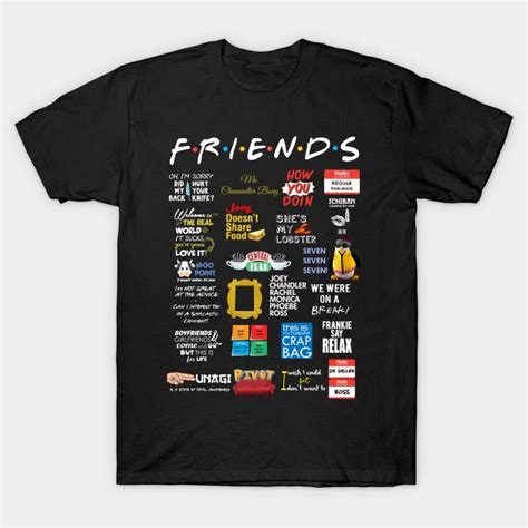 Friends Quotes T Shirt Friends Tshirt Shirts Friends Quotes