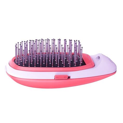 portable electric ionic hair brush vibrating scalp massage brush