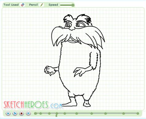 How To Draw The Lorax Part 2 By Sketchheroes On Deviantart