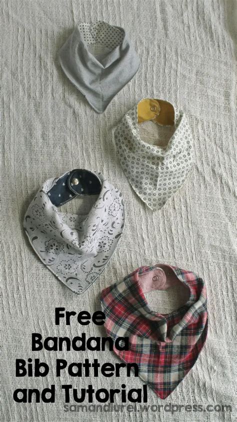 Make Bandana Bibs For Your Baby Free Pattern The Homestead Survival