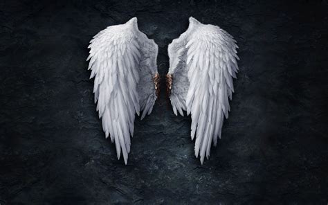 Grim Reaper With Angel Wings Broken Angel Wings Hd Wallpaper