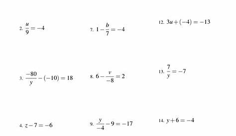 15 Best Images of Writing Linear Equations Worksheet - Linear Equations