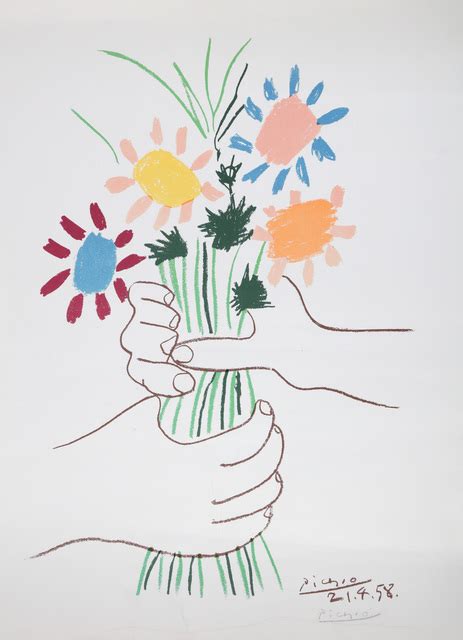 Pablo Picasso Bouquet Of Peace 1958 Artsy