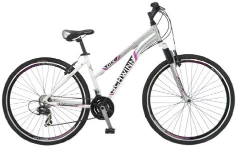 Schwinn Women S Gtx 1 700c Dual Sport Bicycle White Silver 16 Inch