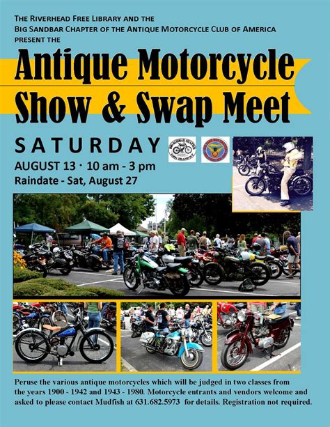 The 2nd Annual Antique Motorcycle Show And Swap Meet Riverhead Ny Patch