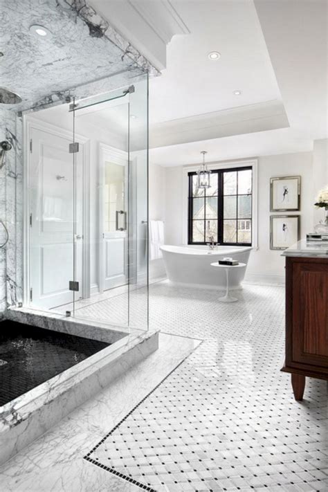 Because applying white to your bathroom as a dominant color can makes the bathroom looks boring. 65+ Elegant Master Bathroom Design Ideas For Amazing Homes
