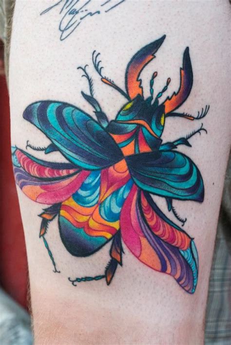 Bug Tattoo Insect Tattoo Psychedelic Tattoo Artists Cool Tattoos