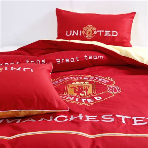 Manchester united ® quilt + sham. Manchester United F.C Bedding Set Twin Queen Size ...