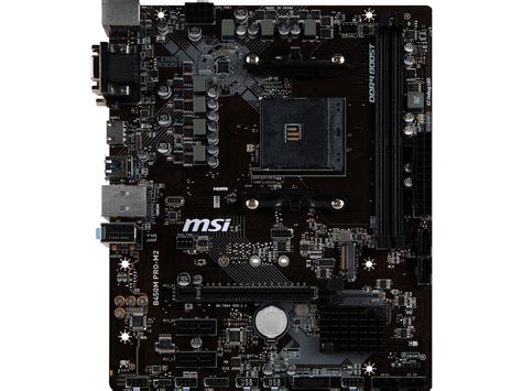 Msi Pro B450m Pro M2 Am4 Micro Atx Amd Motherboard Neweggca