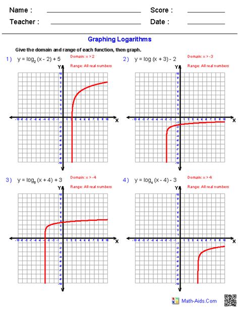 71 Graphing Exponential Functions Worksheet Answers