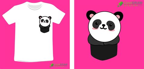 Download Cute Panda T Shirt Vector Coreldraw Design Download Free