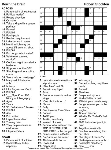 Find three sets of crossword puzzles printable arranged by difficulty. Free Easy Printable Crossword Puzzles With Answers | Printable Crossword Puzzles