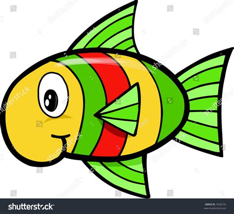Download Rainbow Fish Vector Illustration Stock Vector 7646155 ...