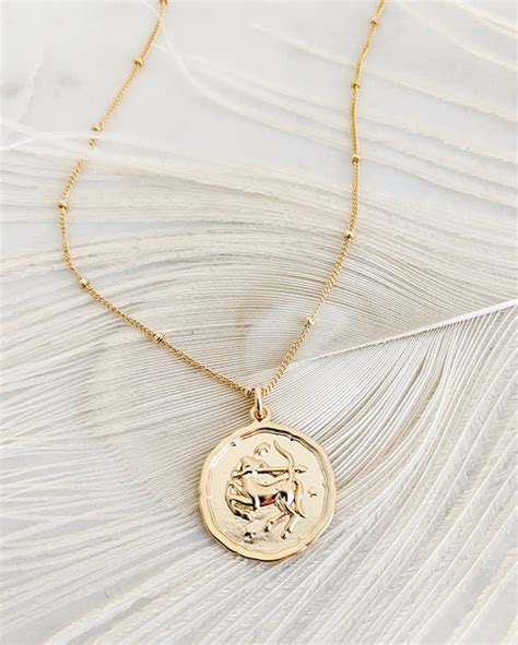 Gold Zodiac Coin Necklace Layering Must Have Jewelz By Angie