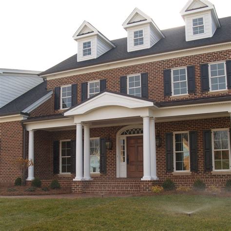 A Timeless Tradition Red Brick House With Pine Hall Bricks Old