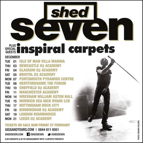 Shed Seven Tour With Inspiral Carpets Lyric Lounge Review