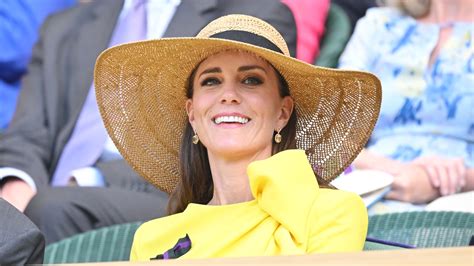 Kate Middletons Yellow Dress At Wimbledon Hailed As Perfect Summer Outfit Woman And Home