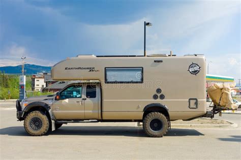 The Utimate Off Road Camper In The Yukon Territories Editorial