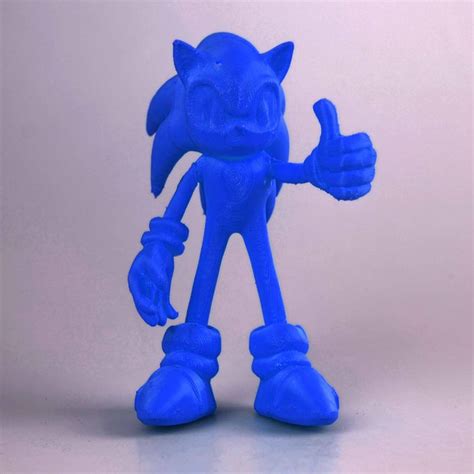 Fanart Sonic The Hedgehog 3d Print Model Cgtrader