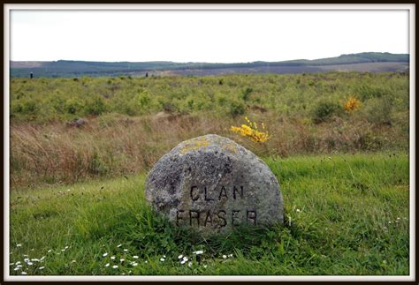 Clan Fraser Grave Marker Culloden Battlefield Scotland Culloden