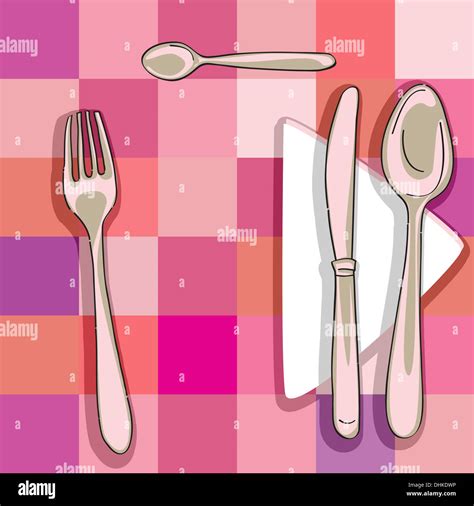 Cartoon Cutlery Hi Res Stock Photography And Images Alamy