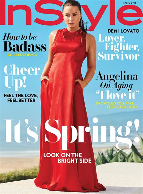 Demi Lovato Photoshoot For Instyle Magazine April 2018 Celebmafia