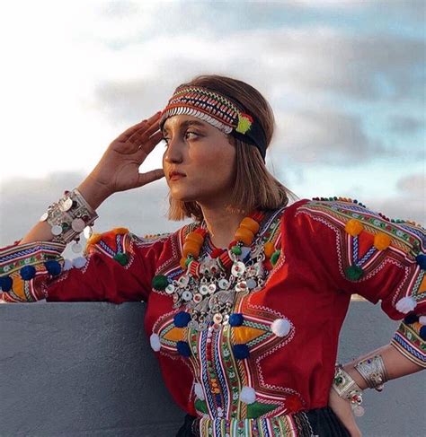 Moroccan Amazigh Woman In Traditional Clothes Rmorocco