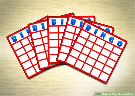 How To Play Human Bingo 5 Steps With Pictures Wikihow