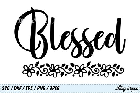 Blessed SVG, Christian SVG, Thanksgiving SVG, Jesus SVG, PNG (129297