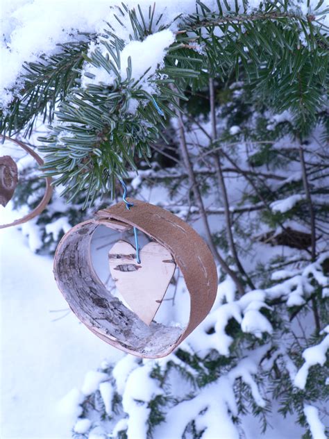 Easy Birch Bark Christmas Tree Ornaments 6 Steps With Pictures