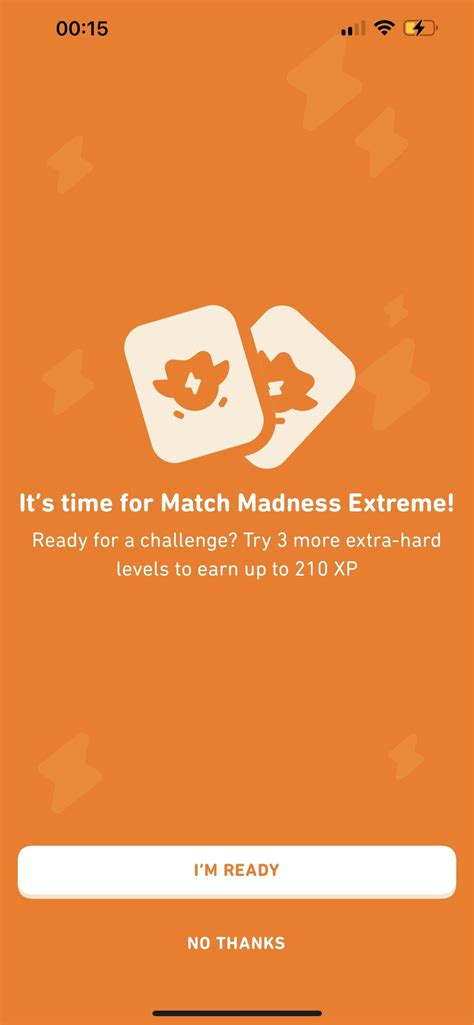 I got to level 11 of Match Madness Extreme!! : r/duolingo