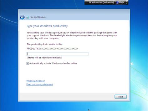 Langkah Langkah Instalasi Windows 7 Beserta Gambar Komplit
