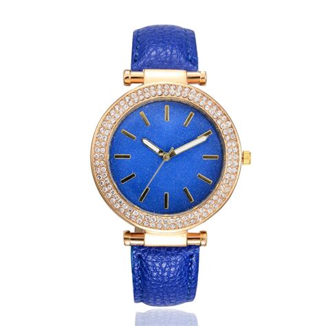 Ladies Fashion Colorful Frosted Dial Watch Women Crystal Rhinestone Plated Jewelry Watches