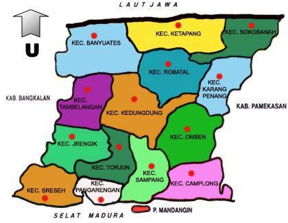 Blog Pendamping Perencanaan Kab Sampang Peta Kabupaten Sampang