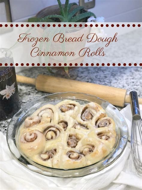 Let bread dough rise until double in size. Crazy for Cookies and more: Frozen Bread Dough Cinnamon Rolls