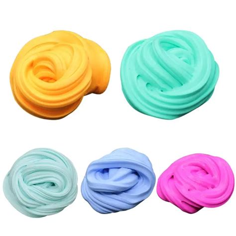 Diy Fluffy Floam Slime Clay Scented Stress Relief Toy Kids Sludge Toy