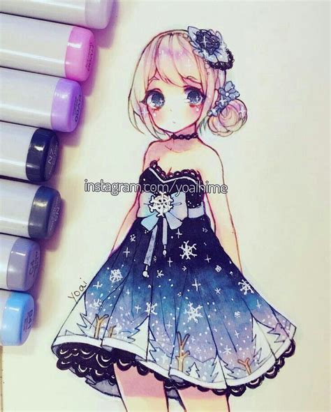 Pin By Lucy On Anime Copic Art Copic Marker Art Cute Drawings