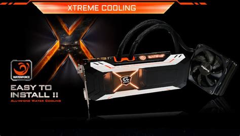 Gigabyte Reveals Gtx 1080 Xtreme Gaming Waterforce