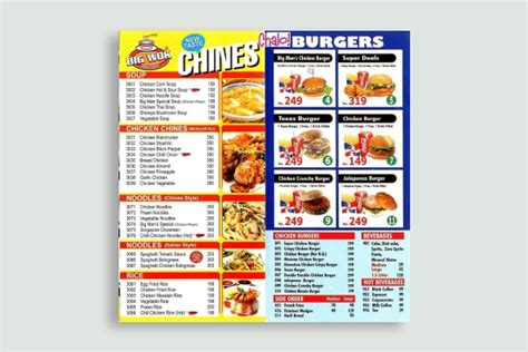 Takeout Menu 10 Examples Format Pdf Examples