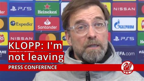 Jurgen Klopp Im Not Leaving Liverpool Youtube