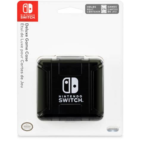 Breath of wild, mario kart 8 deluxe, the elder scrolls v: Nintendo Switch Game Card Travel Case (Black) | Nintendo ...
