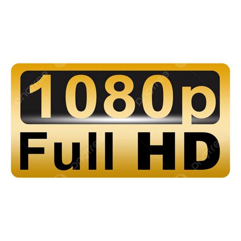Full Hd Button Full Hd 1080p 1080p Full Hd Png Transparent Clipart