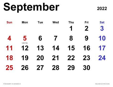 September 2022 Editable Calendar Customize And Print